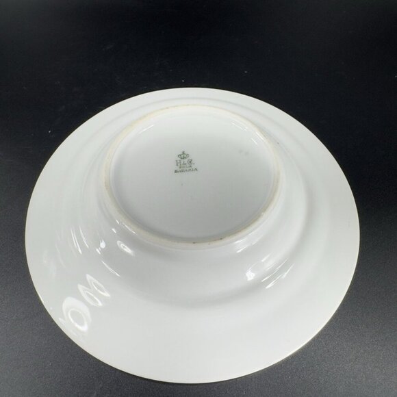 Heinrich & Co H&C Selb Bavaria Porcelain Round Butter Dish Container Vintage - Picture 11 of 16